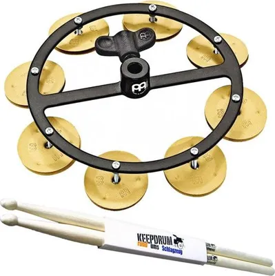 Produktbild von Meinl HTHHBG Benny Greb HiHat Tamburin mit Schlagzeugstöcken