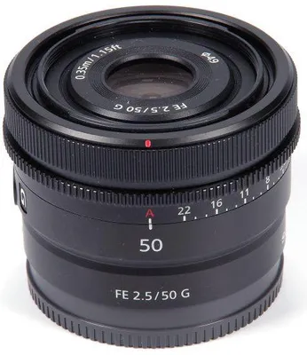 Obrázok produktu pre Širokouhlý objektív Sony FE 50 mm F2,5 G MILC Black