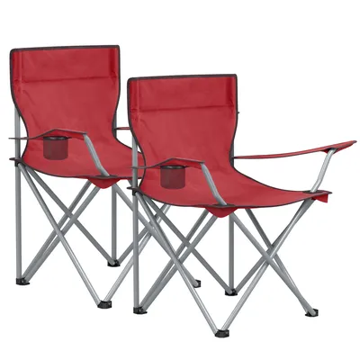 Produktbild von SONGMICS Campingstuhl Klappstühle, 2er Set,bis 120 kg belastbar