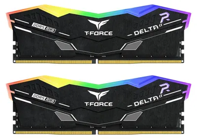 Zdjęcie produktu dla DDR5 32GB ZESTAW 2x16GB PC 6000 Team T-Force Delta RGB CL30 FF7D532G6000HC30DC01 czarny