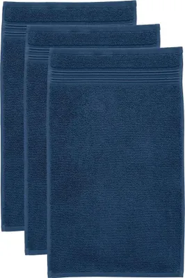 Produktbild von Beddinghouse 3er Set Gästehandtücher Sheer Farbe Dunkelblau Größe 30x50x3