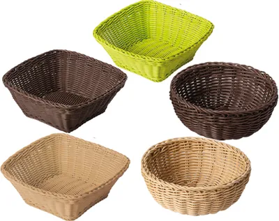 Produktbild von Westmark Brotkorb Kunststoff rund 23x9cm - braun - Saleen