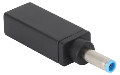 Zdjęcie produktu dla Złącze Type-C na DC, wtyk żeński na męski, 4,5 x 3,0 mm, proste złącze PD do ładowania laptopów HP