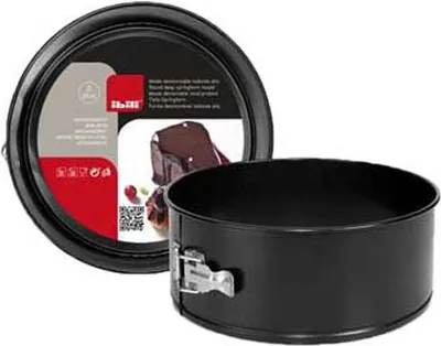 Image de Ibili 8209201 Moule à gâteau 20 cm Noir  Noir Taille unique