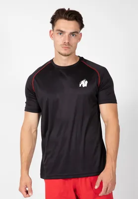Produktbild von Gorilla Wear Performance T-Shirt black/red 4XL