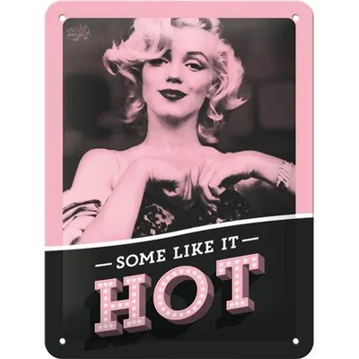 Zdjęcie produktu dla Metalowy Plakat 15 X 20Cm Marilyn - Some Like It