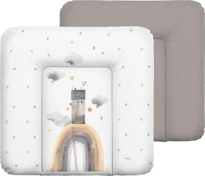 Produktbild von CEBA BABY Weiche Wickelauflage 75x72 cm – Wickelmatte für feste Unterlagen, Basic, ® Standard 100 (Rainbow Home)