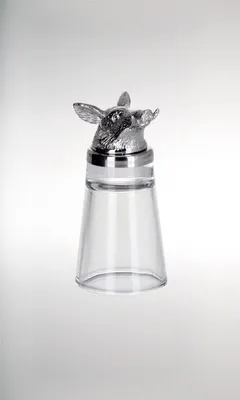 Produktbild von Schnapsglas Wildschwein Ø 4,5 cm x H 9,5 cm, 4 cl