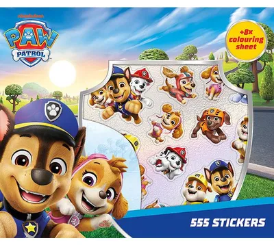 Obrázek produktu pro 555 samolepek Tlapková patrola