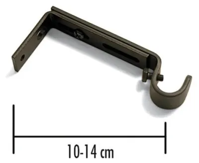 Obrázek produktu pro Akcesor Treger 2 Ks Gardinia Memfis 10-14 Cm Černý