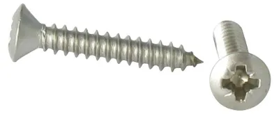 Produktbild von Blechschraube Edelstahl A2 Flacher Senkkopf Pozi 2,9 x 19