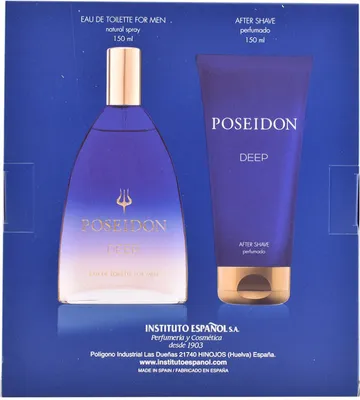 Obrázok produktu pre Sada toaletnej vody Poseidon Deep od spoločnosti Instituto Español, 150 ml, 2 kusy