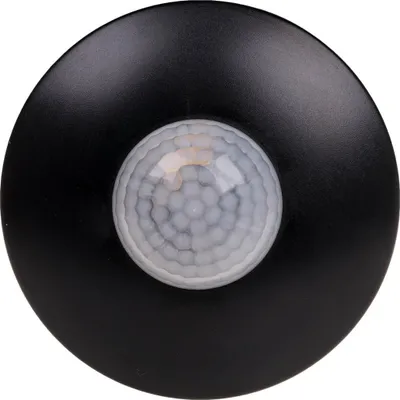 Produktbild von Passiver Deckenbewegungsmelder 360 Grad DR-06B schwarz mit Infrarotstrahlungserkennung