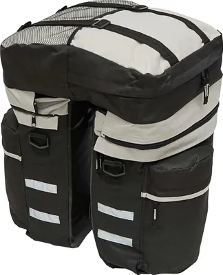 Produktbild von 2x Fahrradtasche und Gepäckträgertasche mit 28 L Volumen Fahrrad Gepäcktasche Gepäckträger Tasche und Packtaschen
