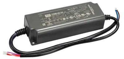 Produktbild von MEANWELL PWM-40-24, Installationsnetzteil, IP67 40W 24V 1,67A PWM