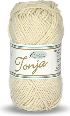 Produktbild von Rellana Tonja,Topflappengarn,Schulgarn,100% Baumwolle,50g/85m 316 natur