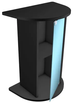 Produktbild von Tetra AquaArt Aquarienunterschrank, speziell für Tetra AquaArt Explorer Line 30/60 Liter Aquarien mit gewölbter Frontscheibe, Farbe: Schwarz, 1 Stück (1er Pack)