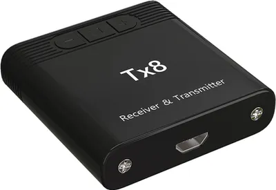 Produktbild von Bluetooth 5.0 Wireless 2 in 1 Sender Receiver Audio Adapter schwarz