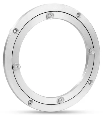 Imagen del producto de Plato giratorio de aleación de aluminio, resistente, redondo, de 20,3 cm de diámetro, ideal para la cocina y el salón