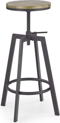 Produktbild von Halmar Barhocker H-64 - Kaffee-alt vasion / dunkelgrau