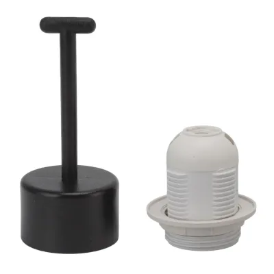 Image de Lot de 10 douilles E27 avec âme en cuivre, résistantes aux hautes températures, avec douille incluse, pour projets de bricolage, blanc