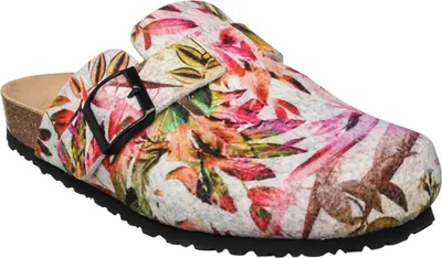 Produktbild von JOE N JOYCE Amsterdam Filz Multi-Floral Soft-Fußbett Orange-Multi Größe 36 Schma