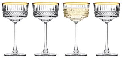 Productafbeelding van PAŞABAHÇE Elysia Gold champagneglas, inhoud: 0,26 liter, hoogte: 164 mm