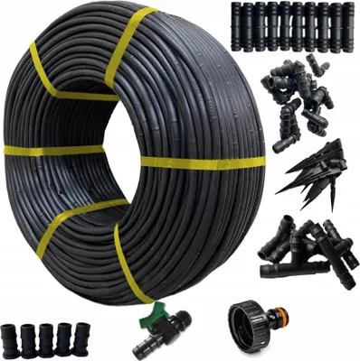 Obrázok produktu pre 100 m zavlažovací systém DIY záhradné zavlažovanie kvapkacia zavlažovacia súprava zavlažovacia súprava s kvapkacou hadicou