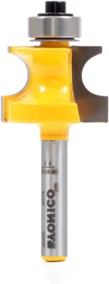 Productafbeelding van Router Bit Kraal - Randfrees Bit - Meubelranden Bewerken - Dubbele Fluittip - 3/8 inch Kraal - Zilver