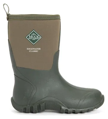 Image de Bottes de pluie courtes pour hommes, modèle Edgewater Classic, couleur verte, taille 43 EU