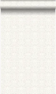 Zdjęcie produktu dla Origin Wallcoverings Tapeta ozdoby białymIjasnoszarym 53 cm x 10.05 m