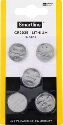 Obrázek produktu pro CR2025 - 5 balení Smartline
