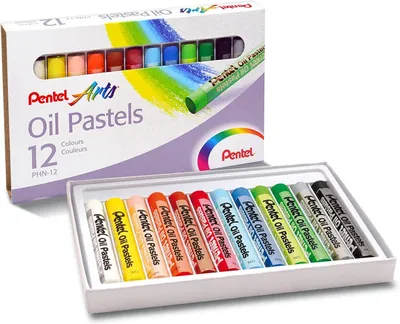 Productafbeelding van Pentel PHN4-12CP oliepastelset - Set van 12 - Gesorteerd