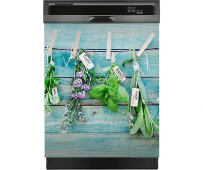 Produktbild von Magnete Dekorative 60x70 cm Küche Magnetmatte Spülmaschine - Hängende Kräuter Herbs