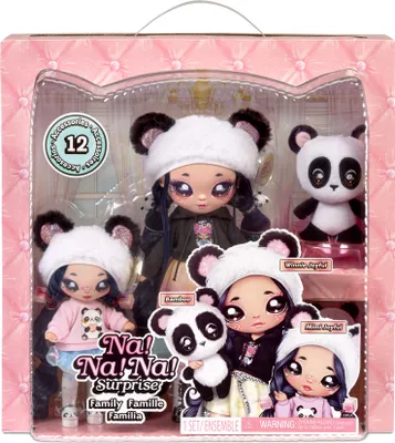 Produktbild von MGA Entertainment 575979EUC Na! Na! Na! Surprise Family - Panda Family