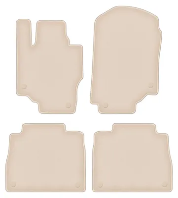 Image de Tapis de sol velours PREMIUM beige compatibles avec Mercedes GLE W167 (2019-, Suv) – avec fixations – sur‑mesure