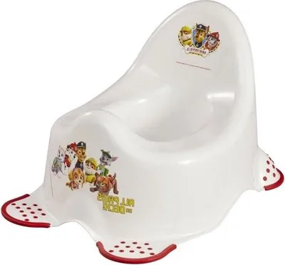 Image de Paw Patrol Pot pour jeunes enfants, d'environ 15 à environ 3 ans, avec surface antidérapante, blanc, Adam Pot pour jeunes enfants