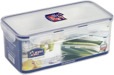 Productafbeelding van Voorraaddoos met rooster - Vershouddoos - Voedsel n - Lucht- en waterdicht - 34 liter - Transparant