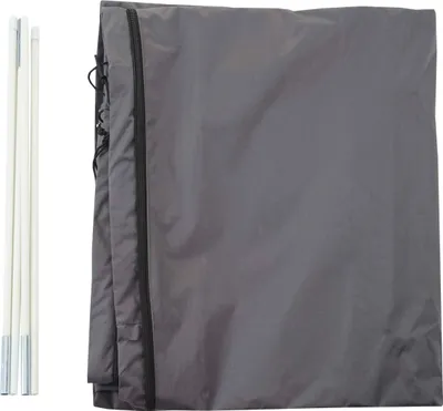 Immagine prodotto di Copertura protettiva 370cm per ombrellone 5x5m XXL HWC-D20, copertura con cerniera ~ antracite
