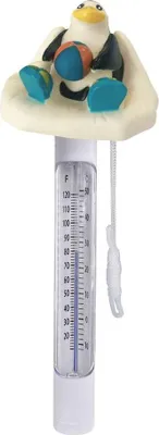 Image de Thermomètre flottant avec cordon - pingouin sur une banquise
