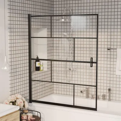 Image de Cabine de douche ESG 116x140 cm noir