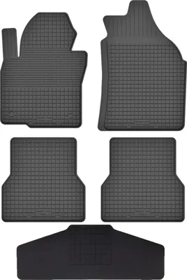 Produktbild von Gummi Fußmatten Set Für: Toyota Hilux Viii (2015-) Gummimatten Schwarz