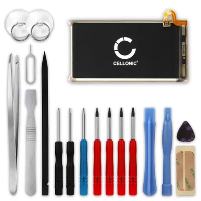 Immagine prodotto di CELLONIC 1x Batteria per Cellulare Compatibile con Samsung Galaxy S9 (SM-G960), EB-BG960ABE – (3000mAh, 3.85V) + Set di strumento