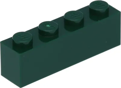 Produktbild von Lego® 250 Stück 3010 Stein Brick 1x4 Part Basic Steine 250 Dunkelgrün