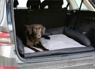 Obrázek produktu pro Pelíšek pro psy Kerbl Car 95 x 75 x 16 cm šedočerný 80584