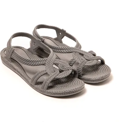 Produktbild von BRASILERAS Damen, Kinder Mädchen Zehensandalen rutschfester bequem schuhe für strand/schwimmbad/stadt grau 39 EU - UBKEMA