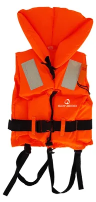 Immagine prodotto di Giubbotto di salvataggio Spinera Superfit 100N, giubbotto galleggiante in nylon, giubbotto da regata arancione - Taglia: 20-30 kg (bambini)