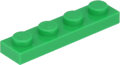 Image de Lego® 1x4 plaque 3710 - 50 pièces vert clair