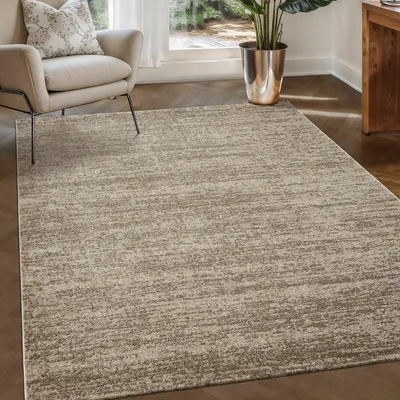 Productafbeelding van Unyqoos® Relax Oslo – laagpolig, effen tapijt van polypropyleen, beige, 250x250 cm (vierkant), modern, 100 gecertificeerd