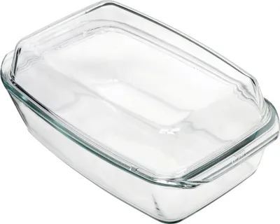 Produktbild von Glas-Schüssel mit hohem Deckel, 2,8 l, 33 x 20 cm, klar